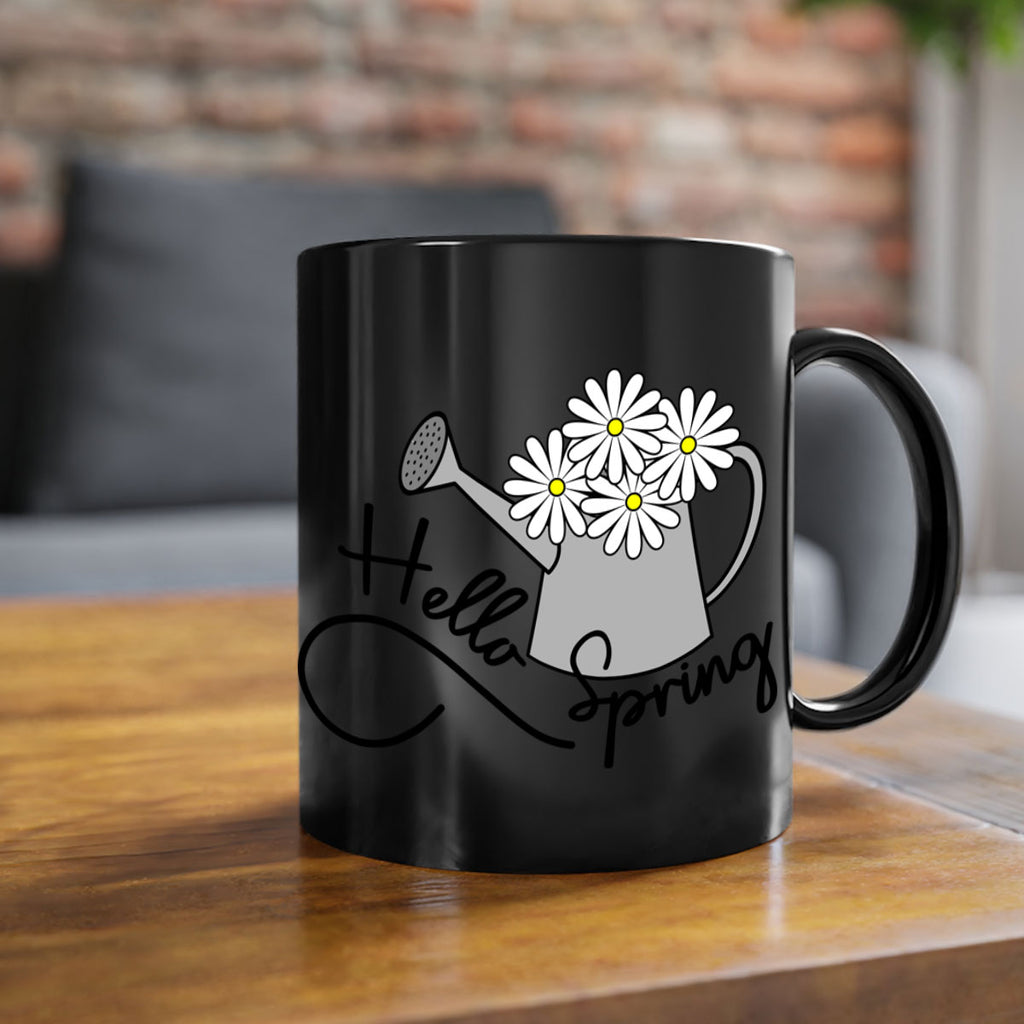 hello spring watering can208#- spring-Mug / Coffee Cup
