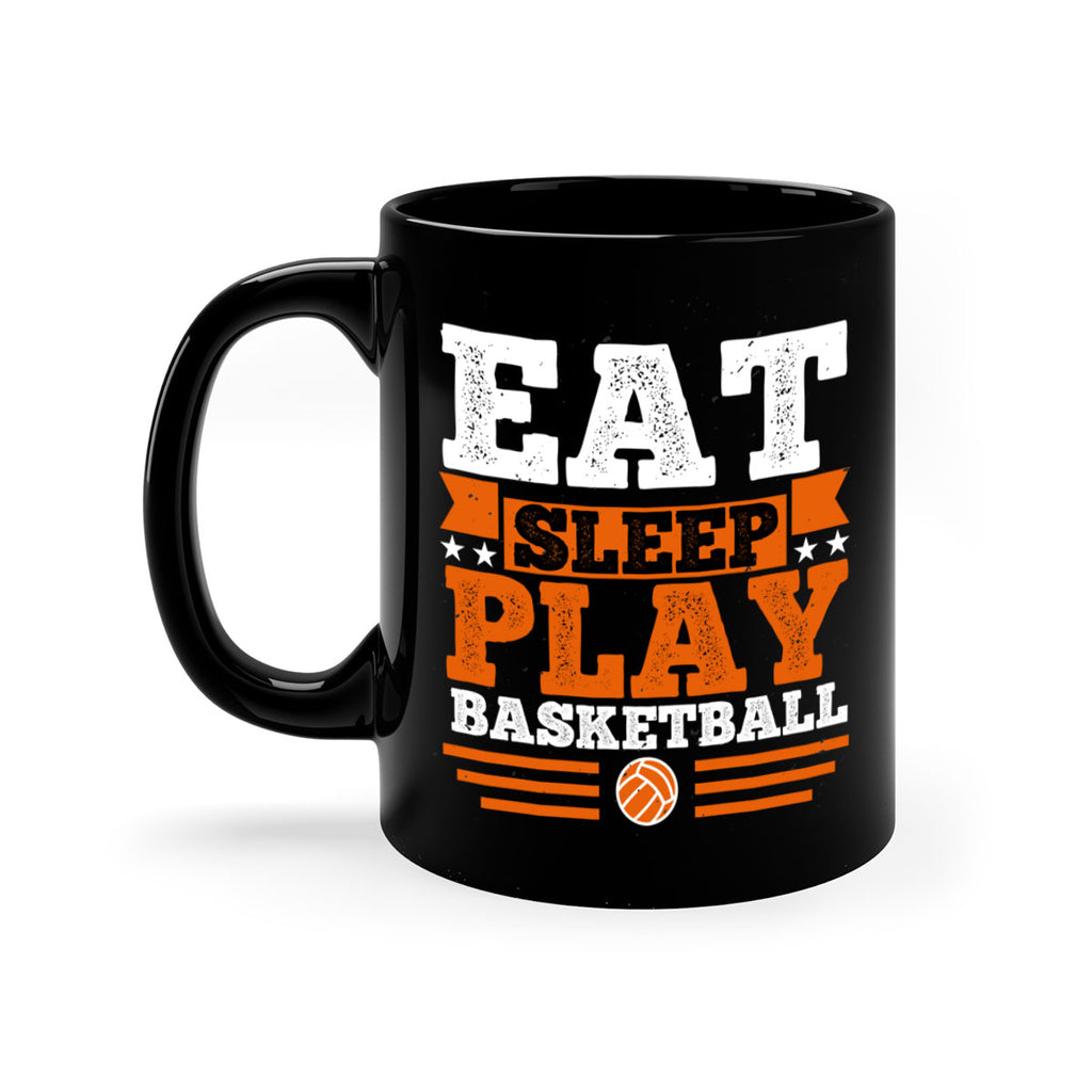 A Eat sleep play volleyball 2334#- basketball-Mug / Coffee Cup