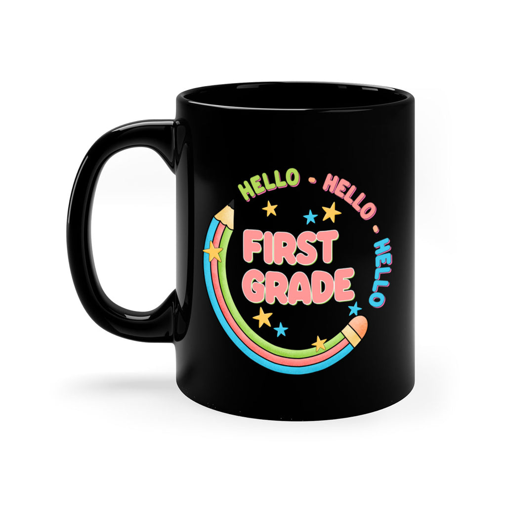 Hello 1st Grade Pencil 15#- First Grade-Mug / Coffee Cup