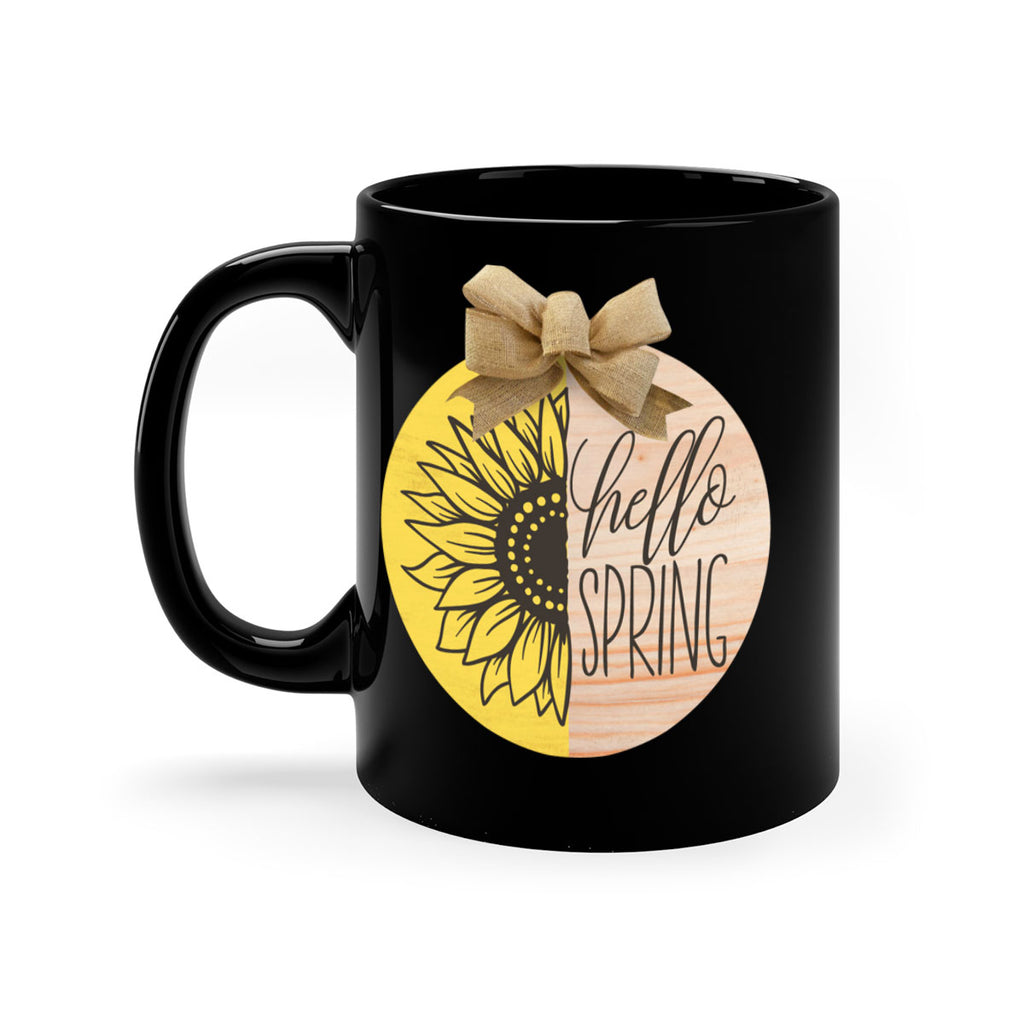 Hello spring half sunflower Mockup198#- spring-Mug / Coffee Cup
