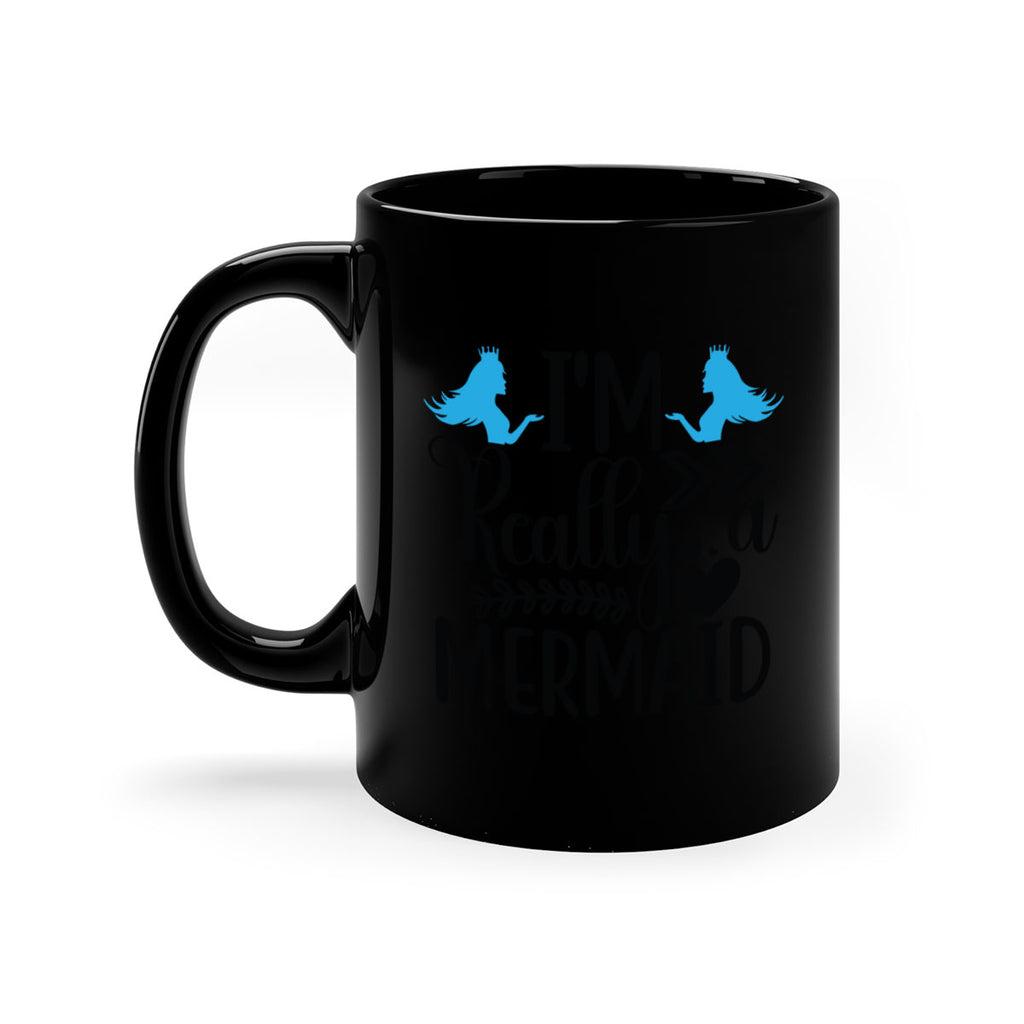 Im Really a Mermaid 262#- mermaid-Mug / Coffee Cup