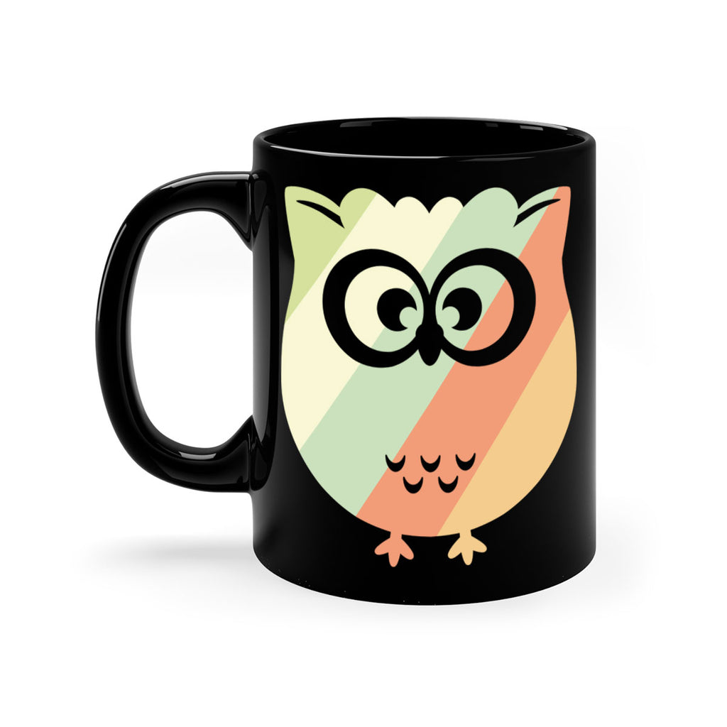 Owl Retro Style Vintage A TurtleRabbit 15#- owl-Mug / Coffee Cup