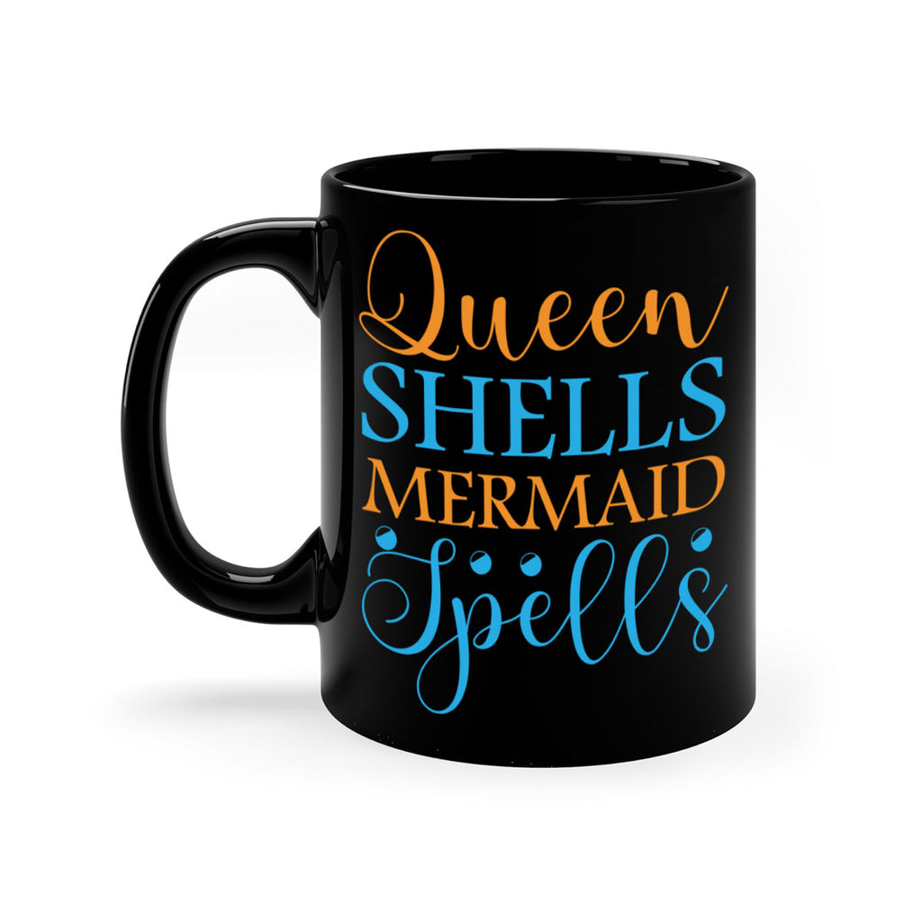 Queen Shells Mermaid Spells 546#- mermaid-Mug / Coffee Cup