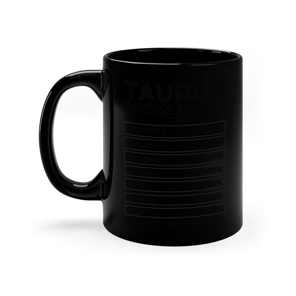 Taurus Nutrition Facts 490#- zodiac-Mug / Coffee Cup