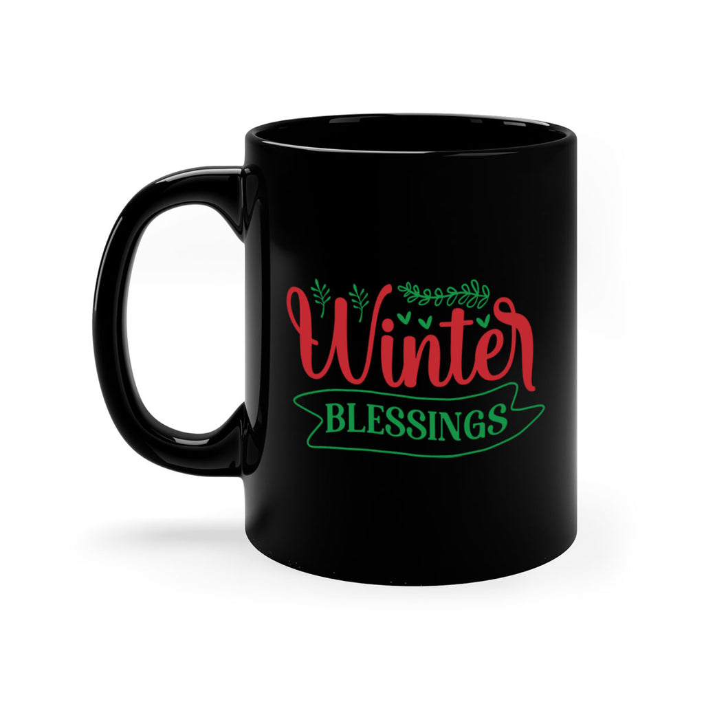 Winter Blessings 494#- winter-Mug / Coffee Cup
