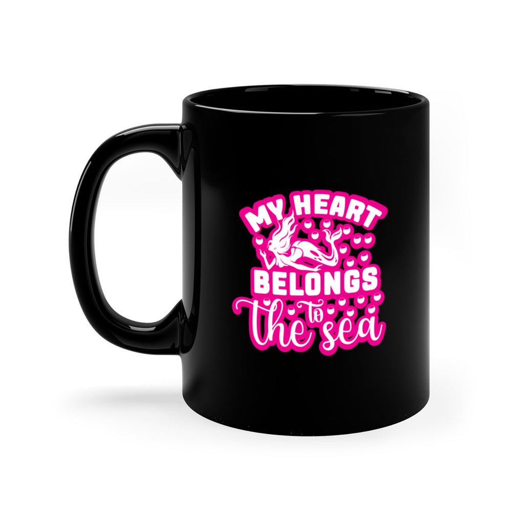 my heart belongs to the sea 515#- mermaid-Mug / Coffee Cup