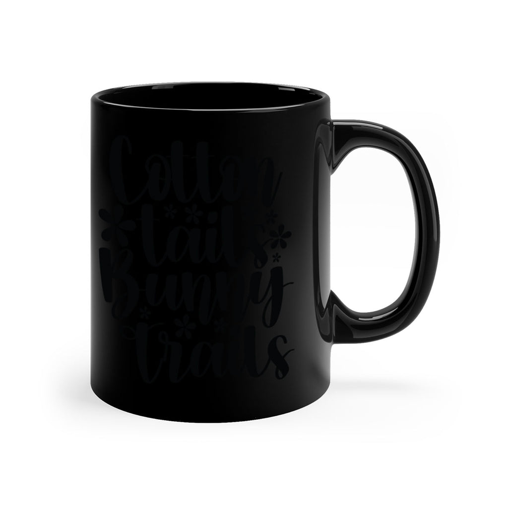 Cotton tails bunny trails  113#- spring-Mug / Coffee Cup