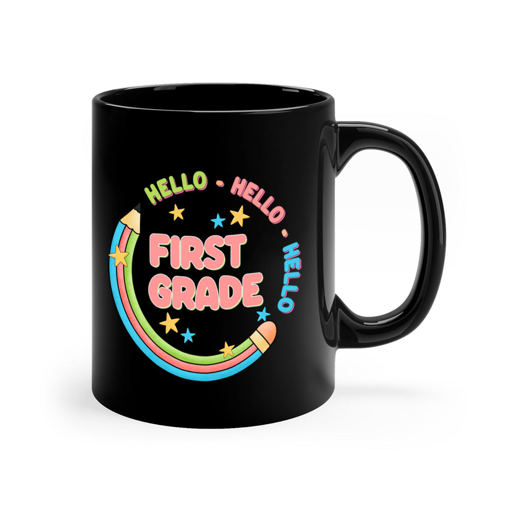 Hello 1st Grade Pencil 15#- First Grade-Mug / Coffee Cup