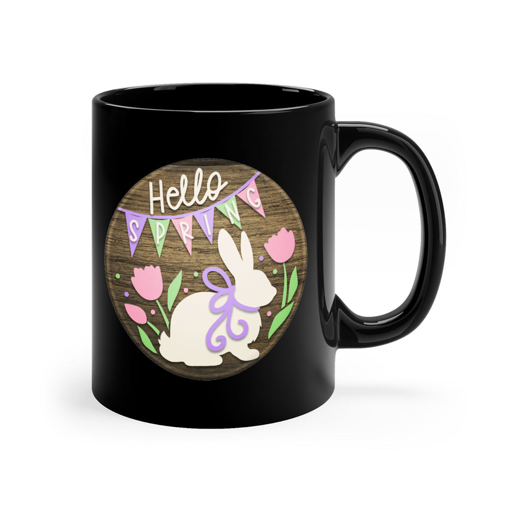 Hello spring bunny Mockup190#- spring-Mug / Coffee Cup