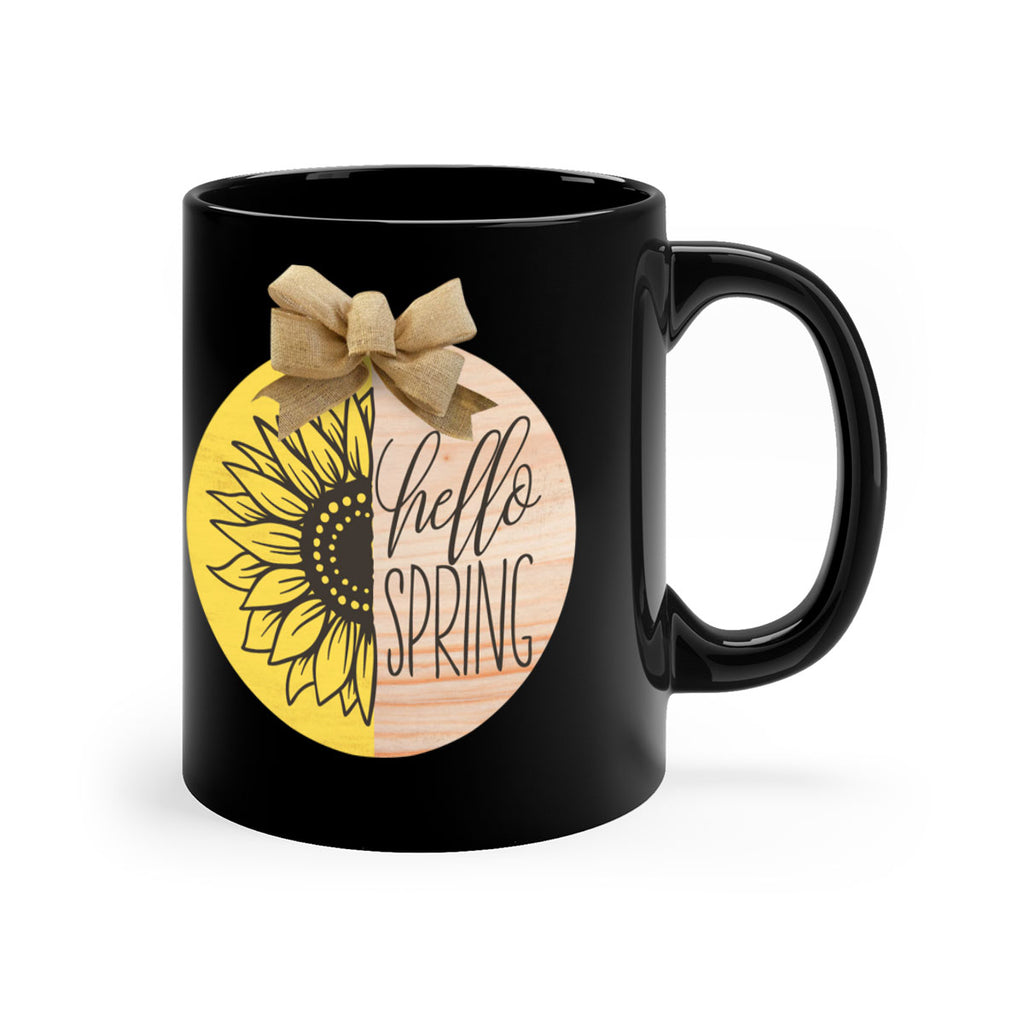 Hello spring half sunflower Mockup198#- spring-Mug / Coffee Cup