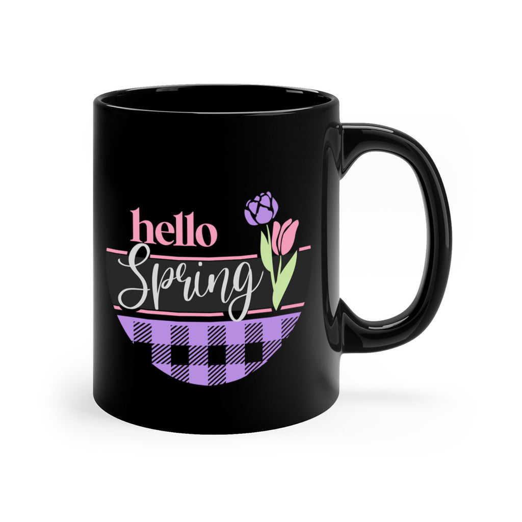 Hello spring plaid206#- spring-Mug / Coffee Cup
