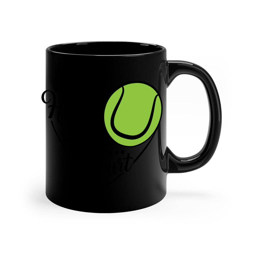 My heart is on that court 640#- tennis-Mug / Coffee Cup