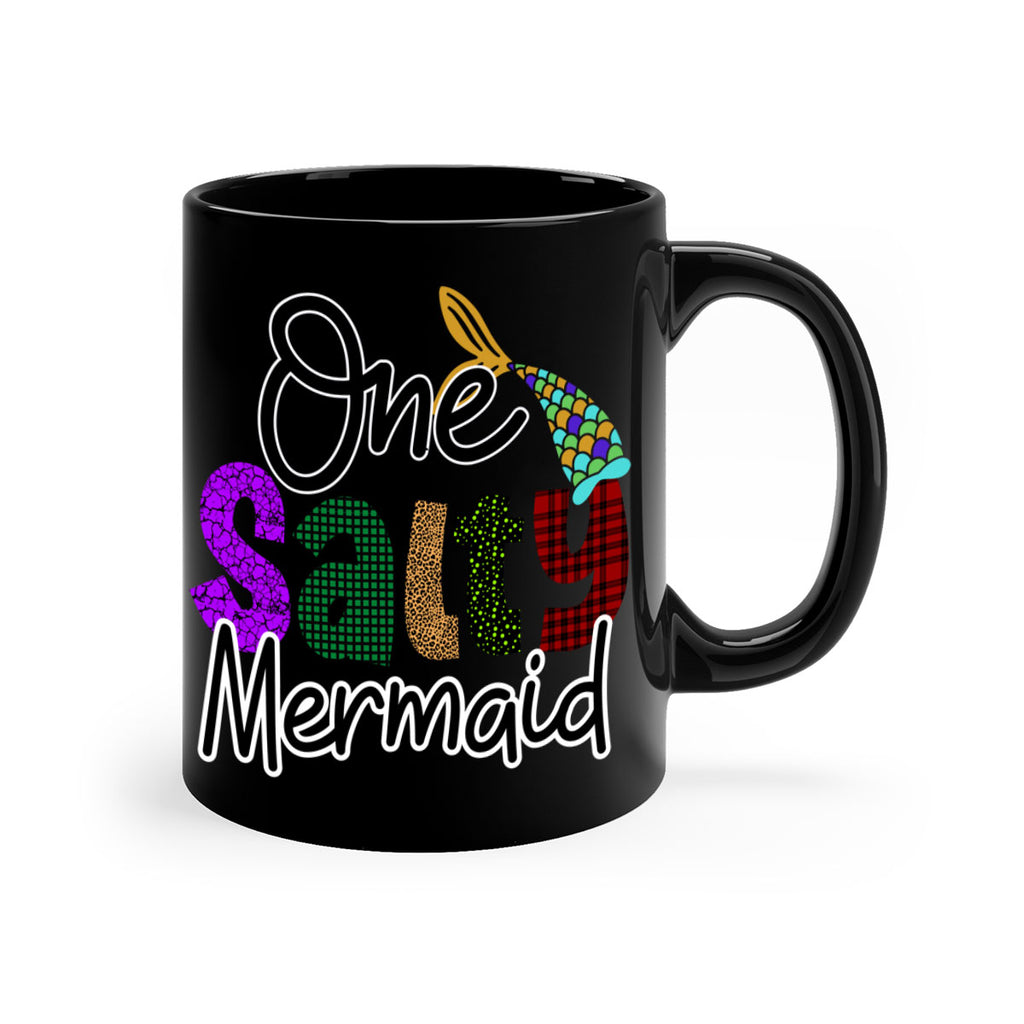 One Salty Mermaid 526#- mermaid-Mug / Coffee Cup