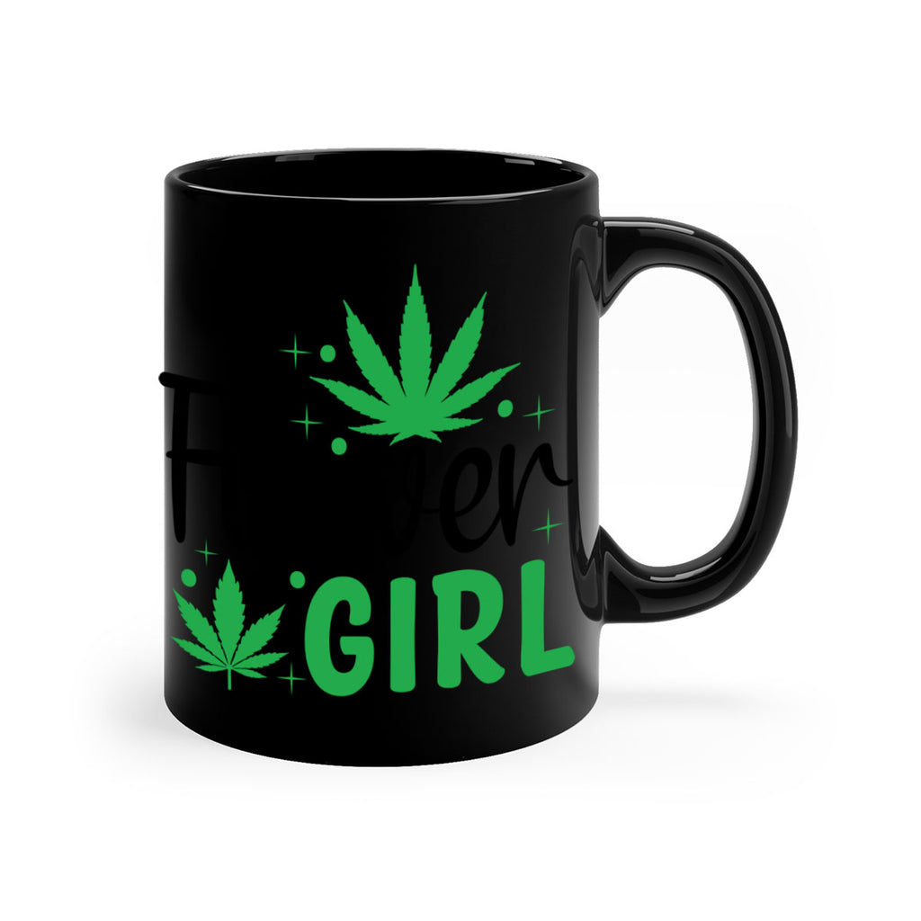 flower girl 83#- marijuana-Mug / Coffee Cup