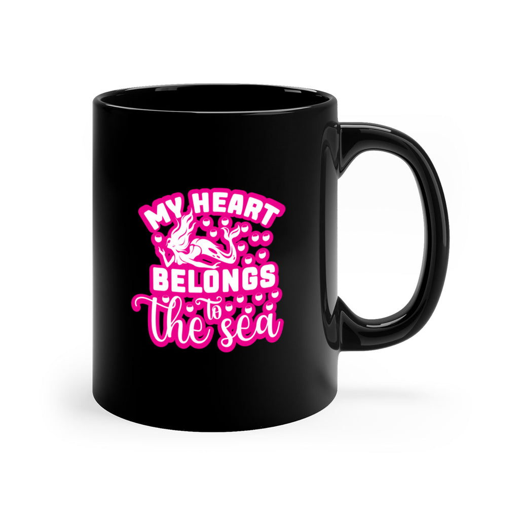 my heart belongs to the sea 515#- mermaid-Mug / Coffee Cup