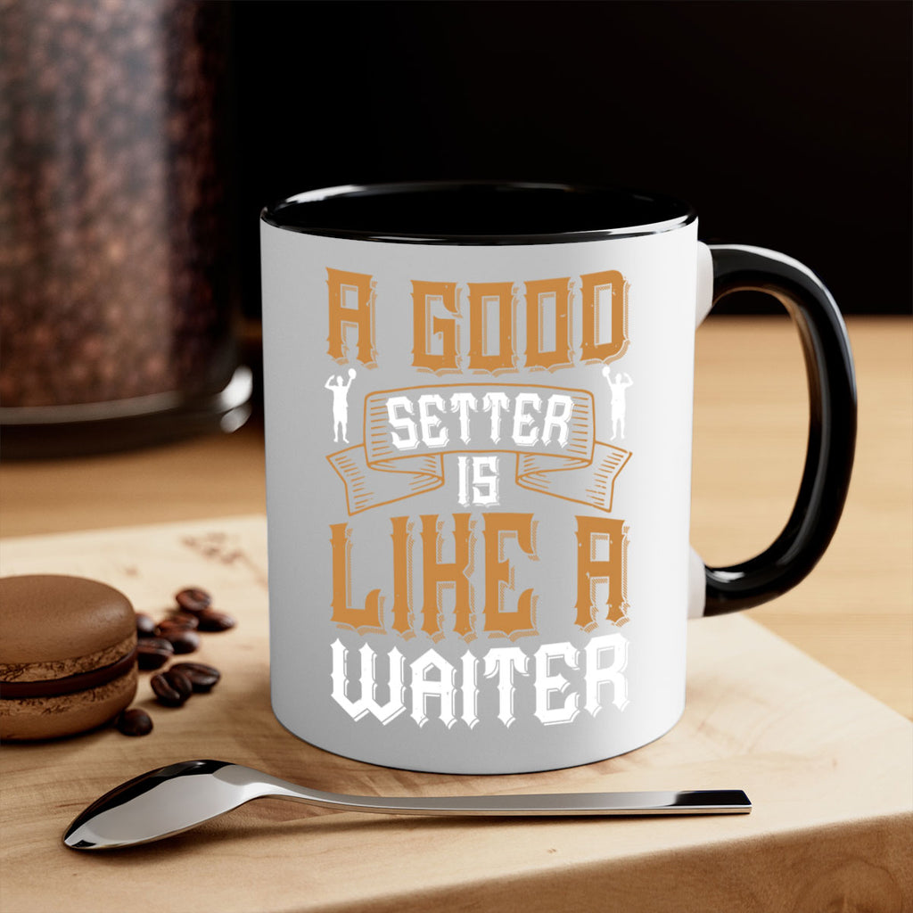 A good setter is like a waiter Style 1519#- volleyball-Mug / Coffee Cup