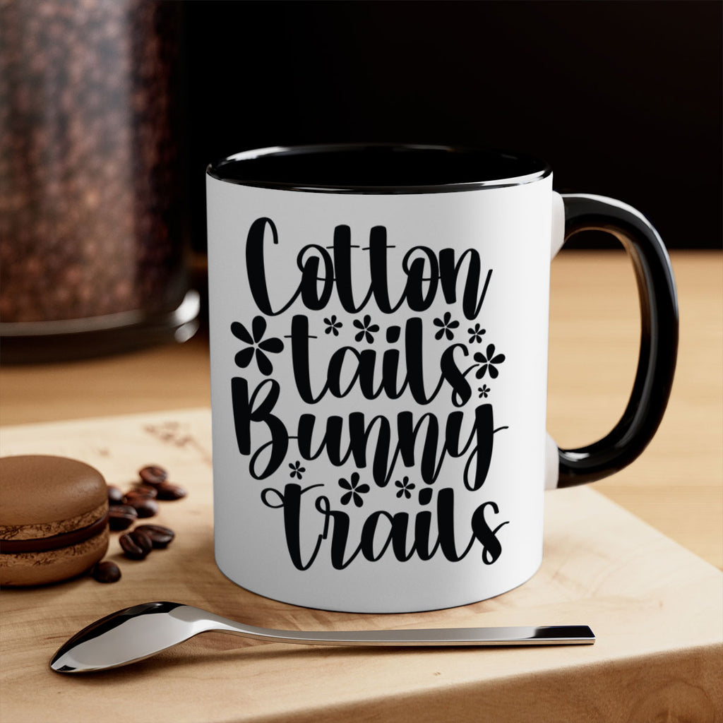 Cotton tails bunny trails  113#- spring-Mug / Coffee Cup