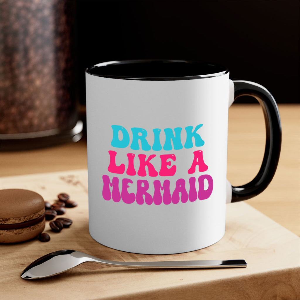 Drink Like A Mermaid 141#- mermaid-Mug / Coffee Cup