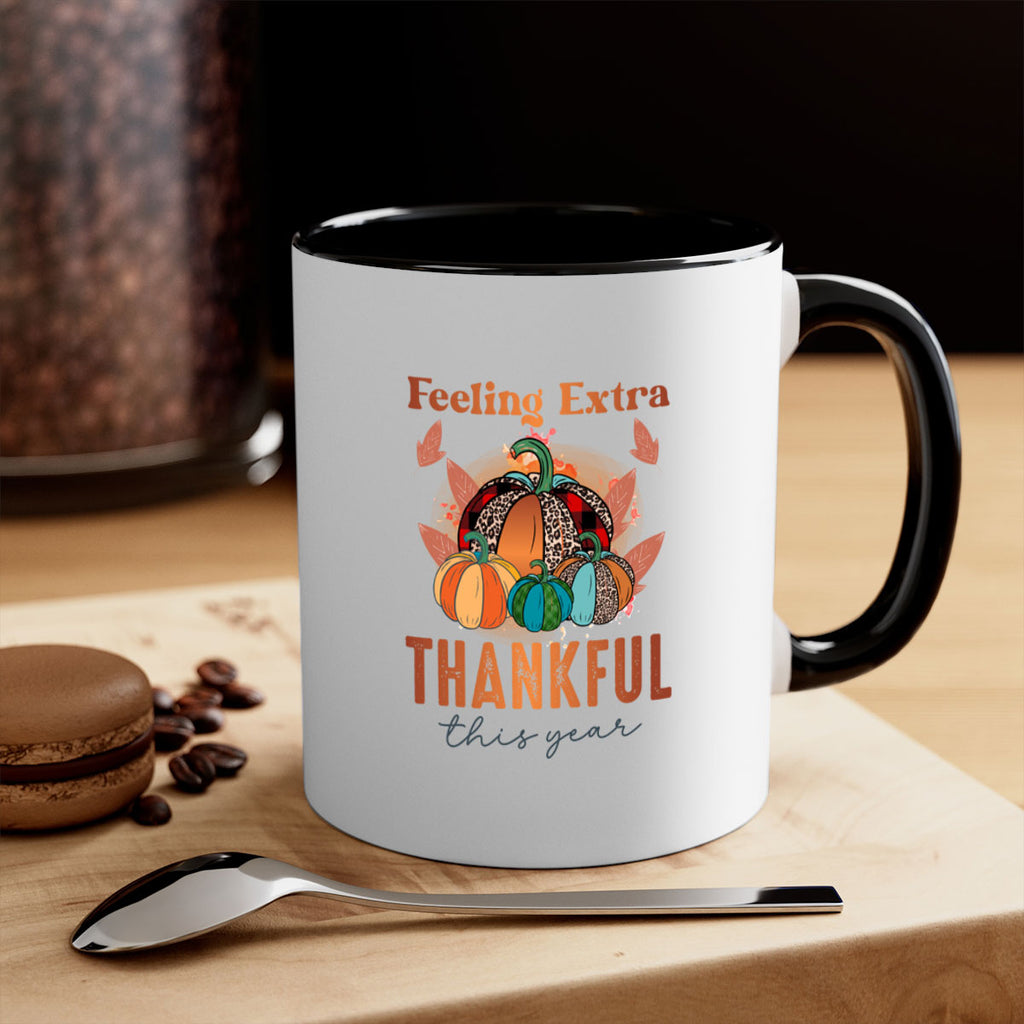 Feeling Extra THankful this year 181#- fall-Mug / Coffee Cup