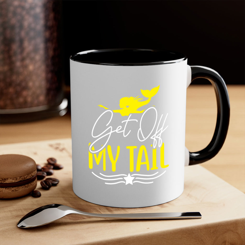 Get off My Tail 170#- mermaid-Mug / Coffee Cup