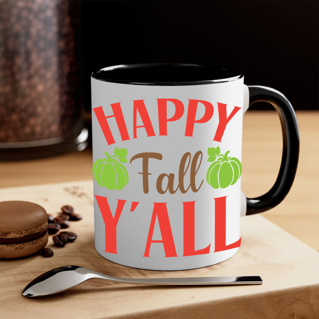 Happy Fall Y all 223#- fall-Mug / Coffee Cup