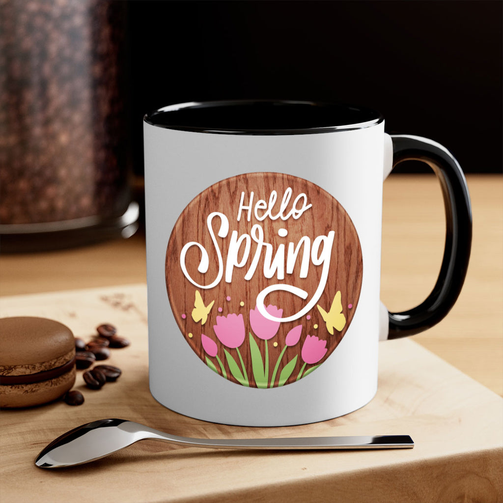 Hello spring Mockup202#- spring-Mug / Coffee Cup