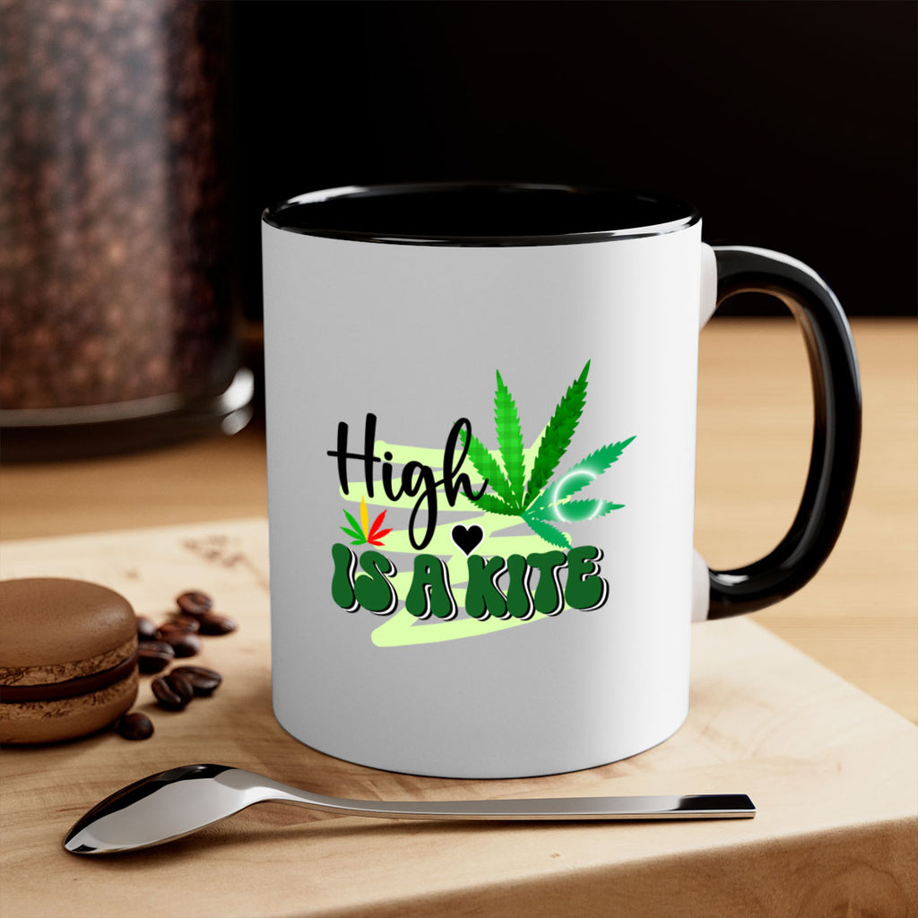 High is a Kite 116#- marijuana-Mug / Coffee Cup