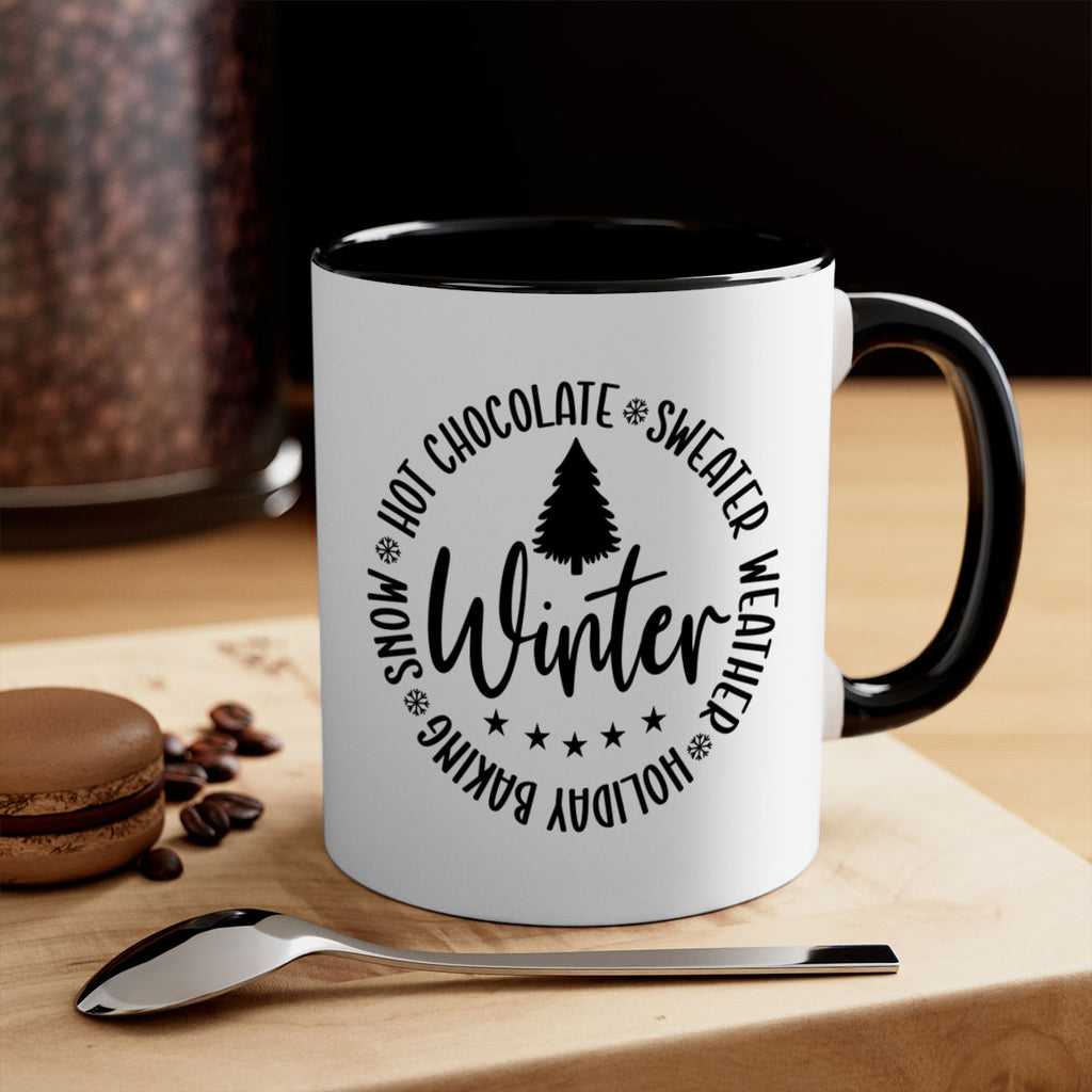 Hot Chocolate Sweater Weather Holiday Baking Snows196#- winter-Mug / Coffee Cup