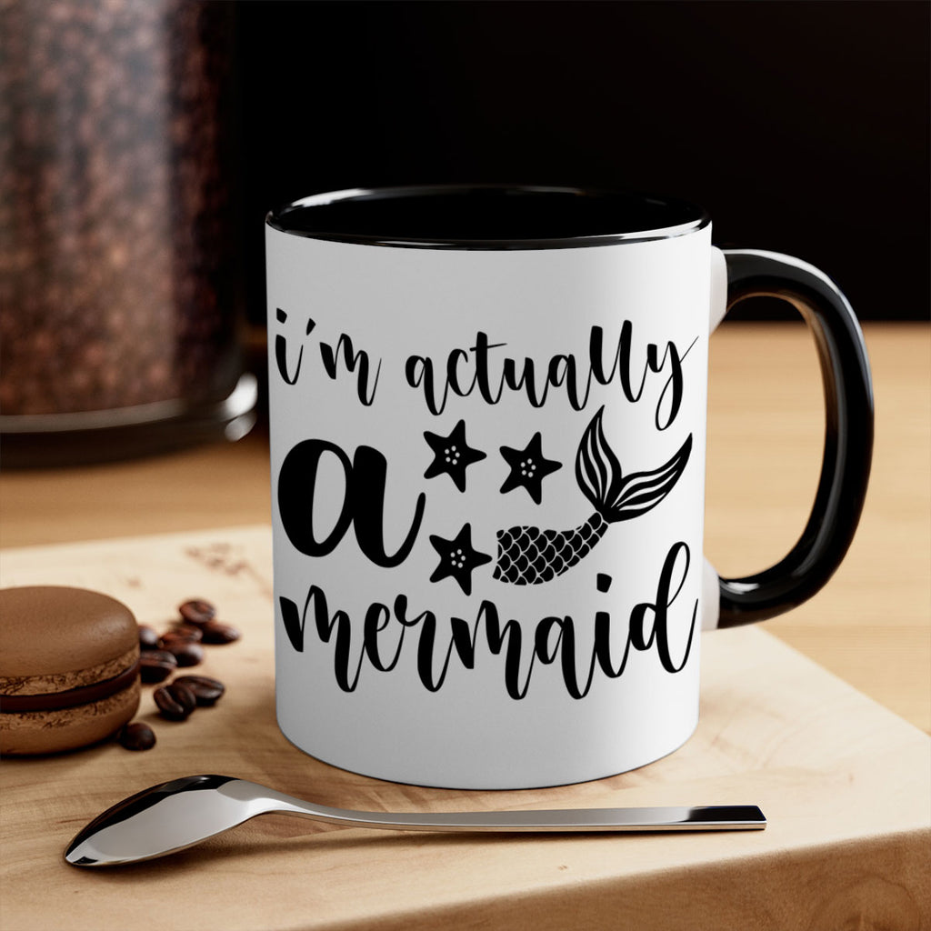 Im actually a mermaid 259#- mermaid-Mug / Coffee Cup
