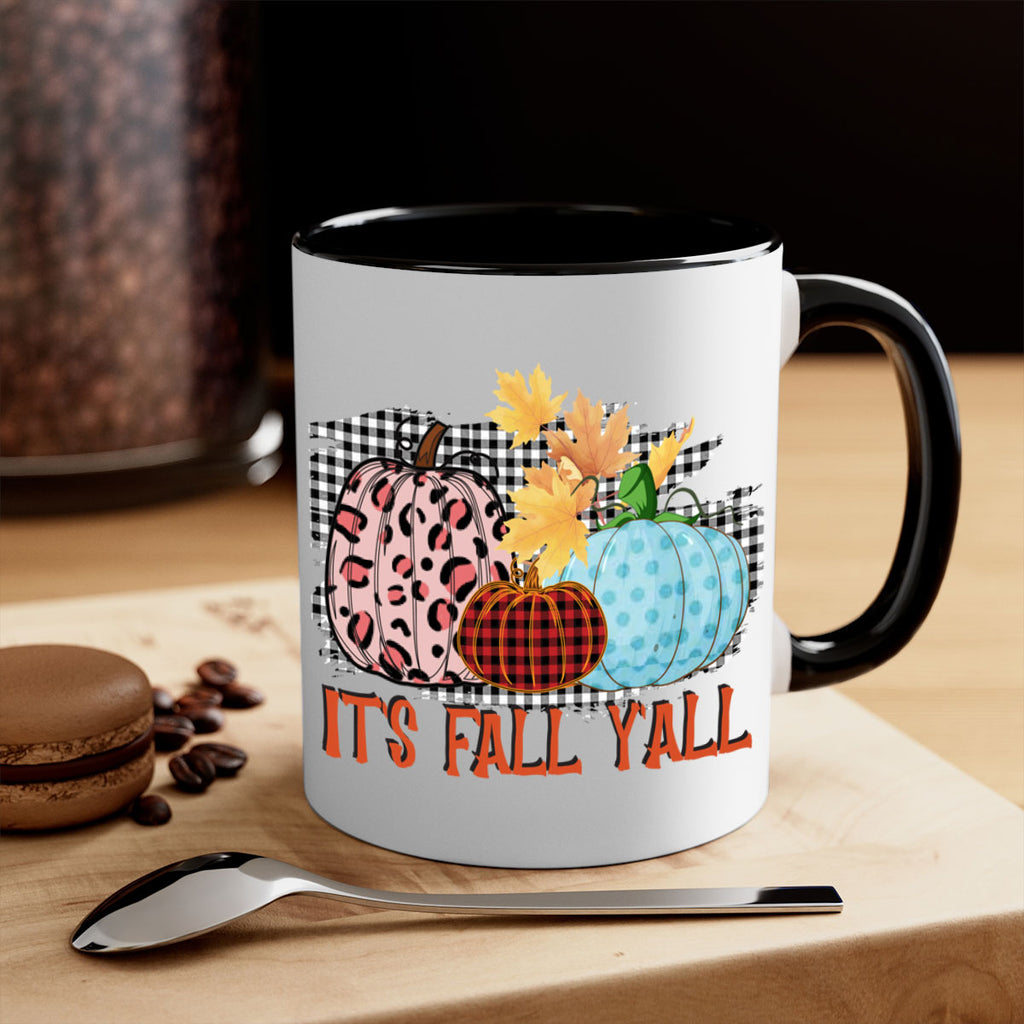 Its Fall Yall Design 371#- fall-Mug / Coffee Cup