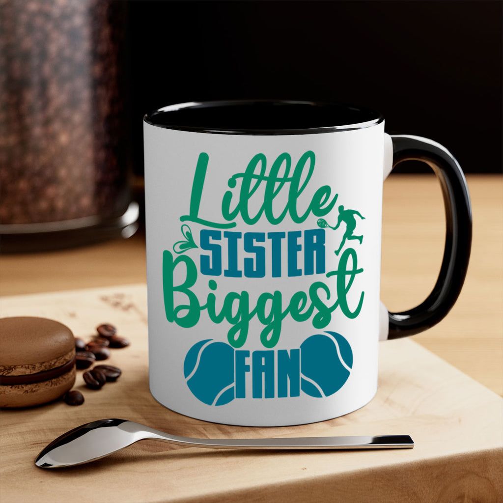 Little Sister Biggest Fan 871#- tennis-Mug / Coffee Cup
