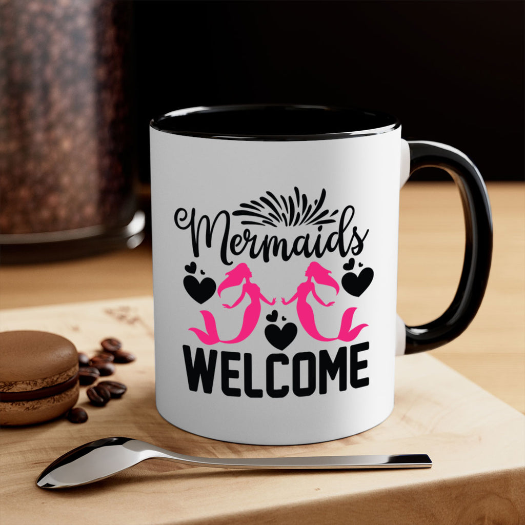Mermaids Welcome 499#- mermaid-Mug / Coffee Cup