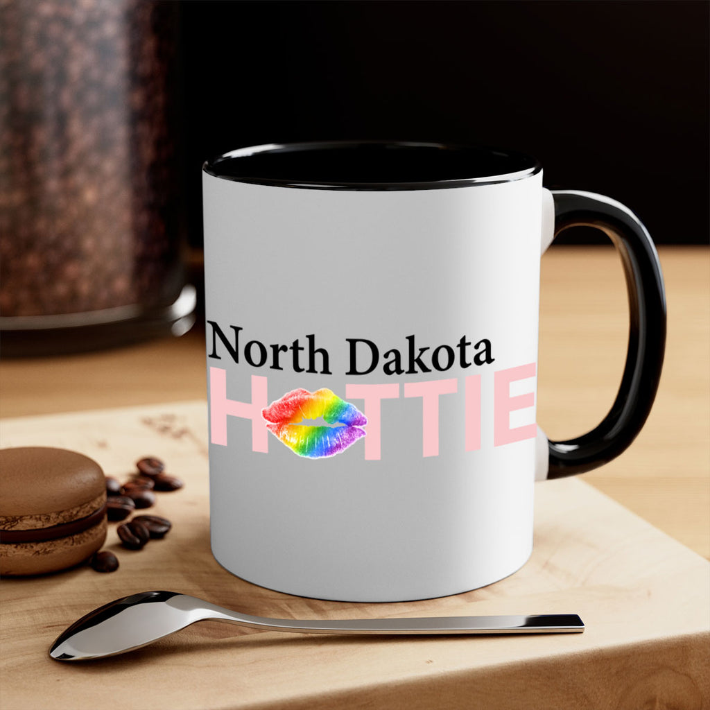 North Dakota Hottie with rainbow lips 34#- Hottie Collection-Mug / Coffee Cup