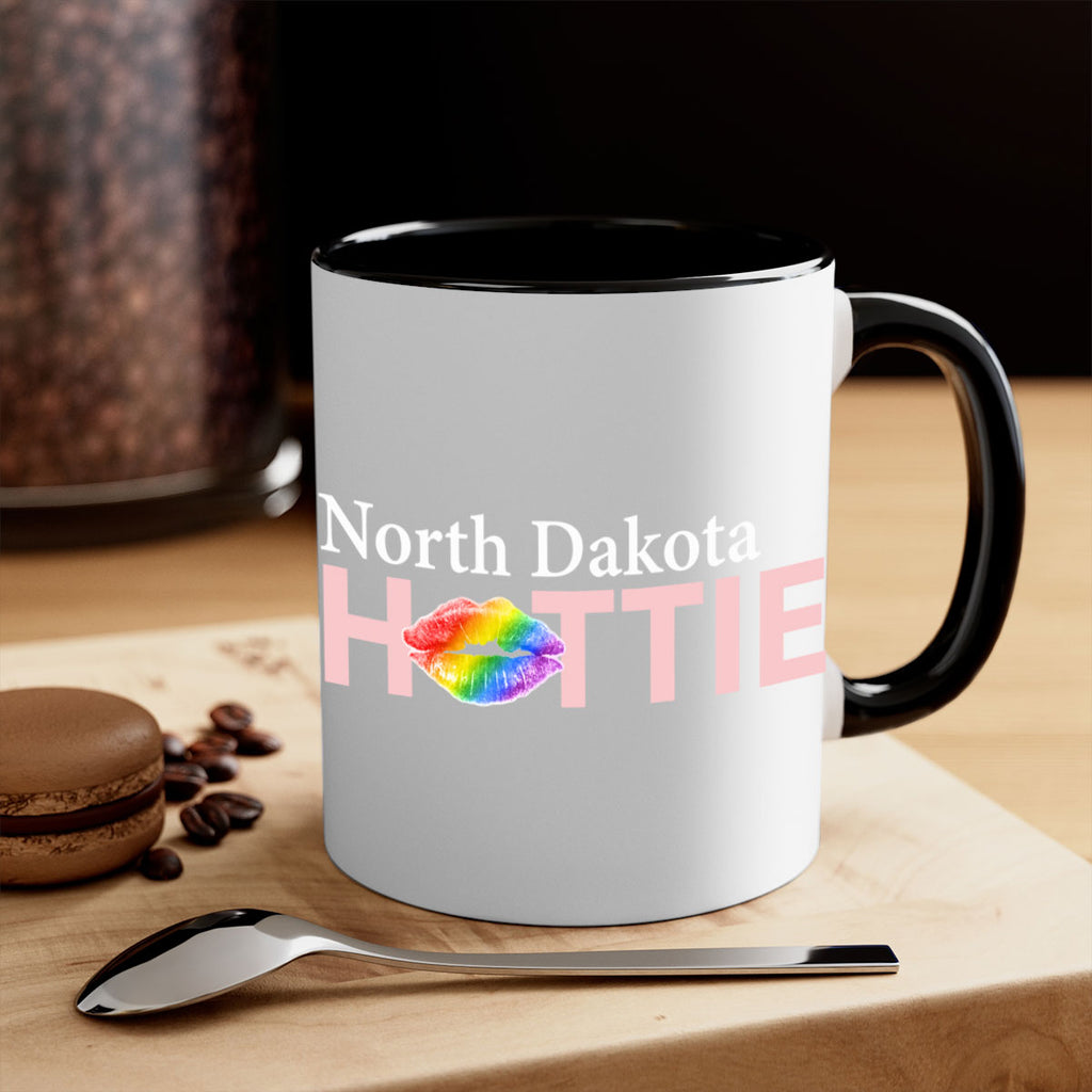 North Dakota Hottie with rainbow lips 85#- Hottie Collection-Mug / Coffee Cup