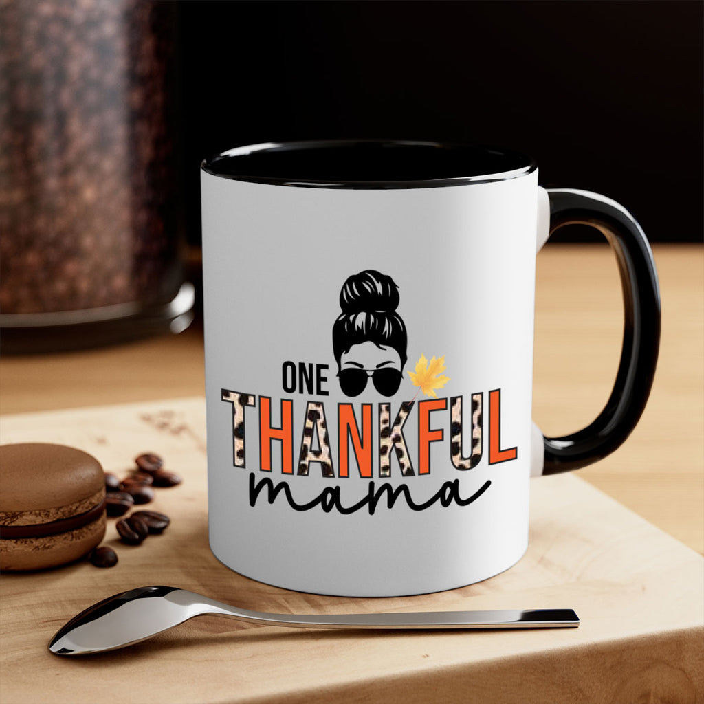 One thankful mama 463#- fall-Mug / Coffee Cup