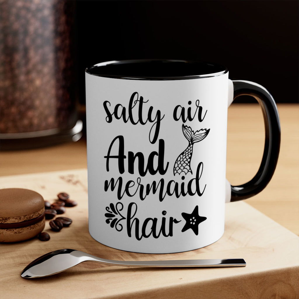 Salty air and mermaid hair 568#- mermaid-Mug / Coffee Cup