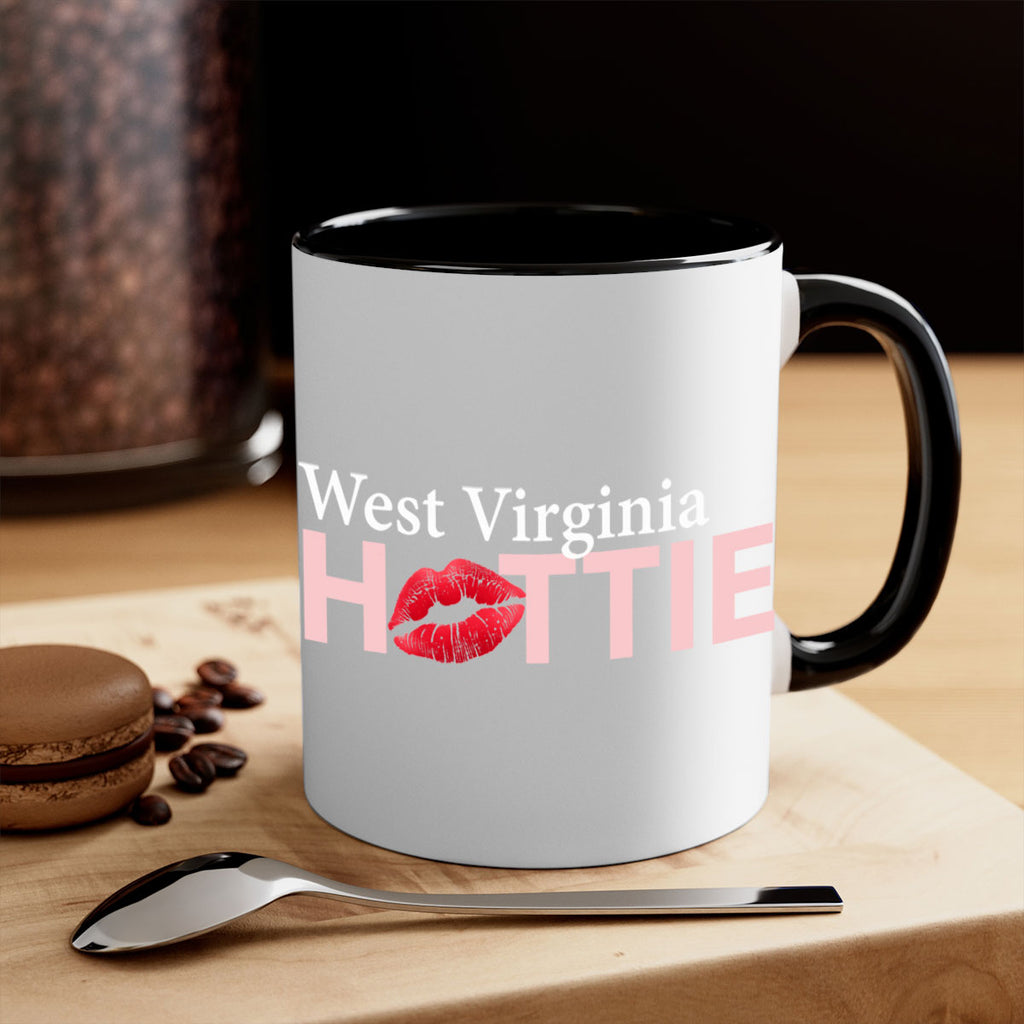 West Virginia Hottie With Red Lips 102#- Hottie Collection-Mug / Coffee Cup