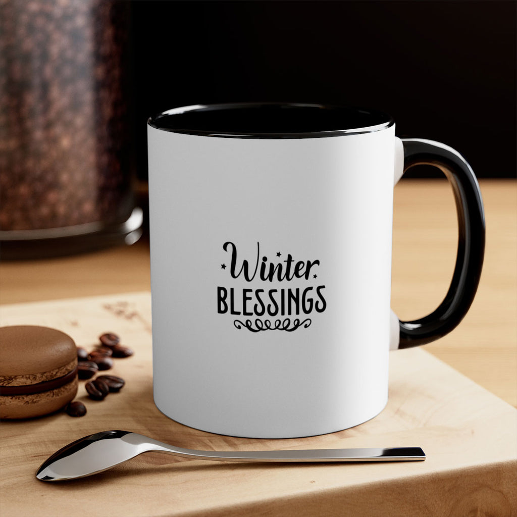 Winter Blessings 490#- winter-Mug / Coffee Cup