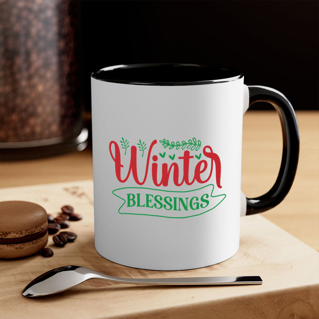 Winter Blessings 494#- winter-Mug / Coffee Cup