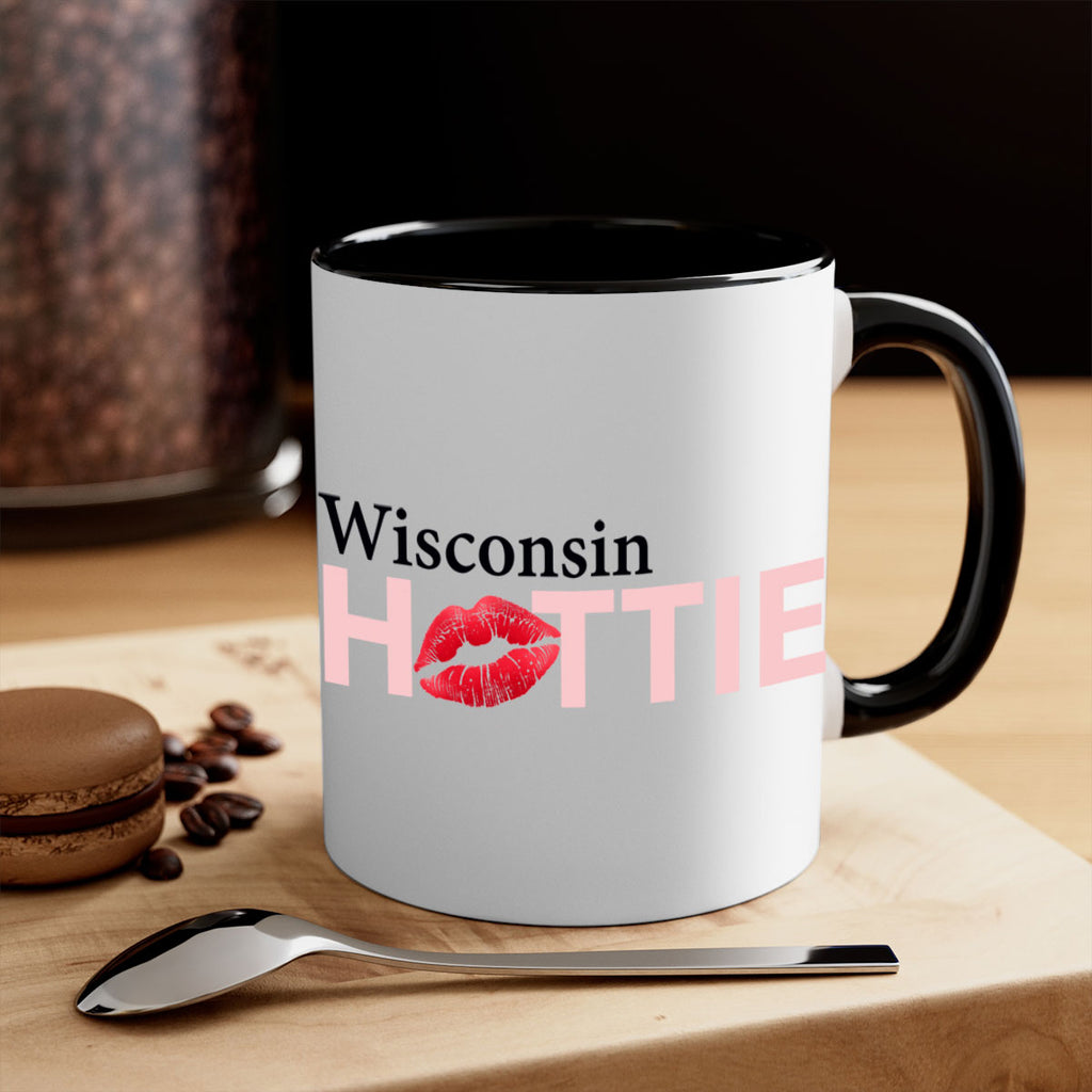 Wisconsin Hottie With Red Lips 49#- Hottie Collection-Mug / Coffee Cup