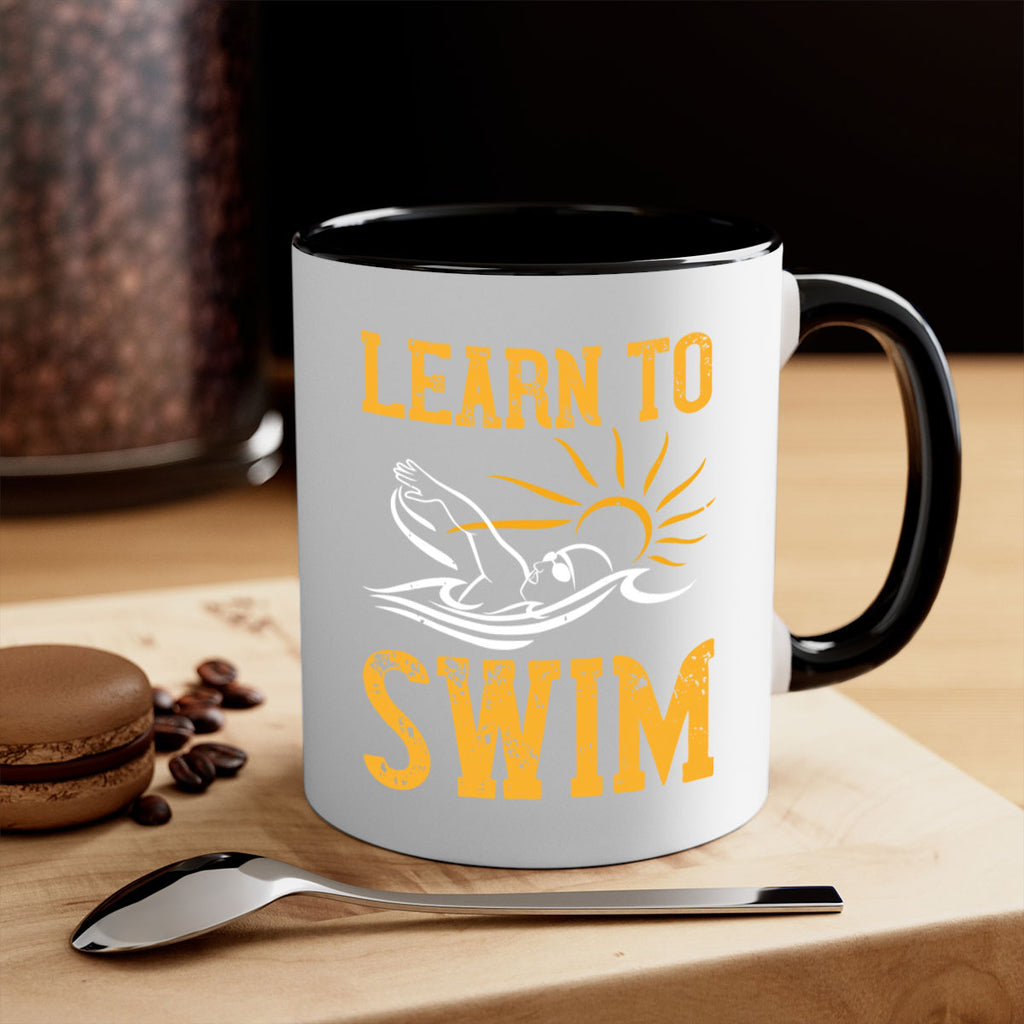 learn to swim 953#- swimming-Mug / Coffee Cup