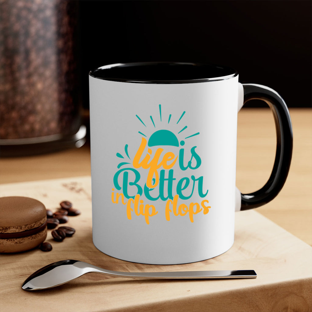 life is better in flip flops Style 90#- Summer-Mug / Coffee Cup