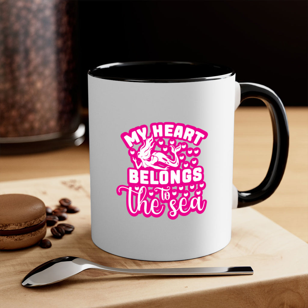 my heart belongs to the sea 515#- mermaid-Mug / Coffee Cup