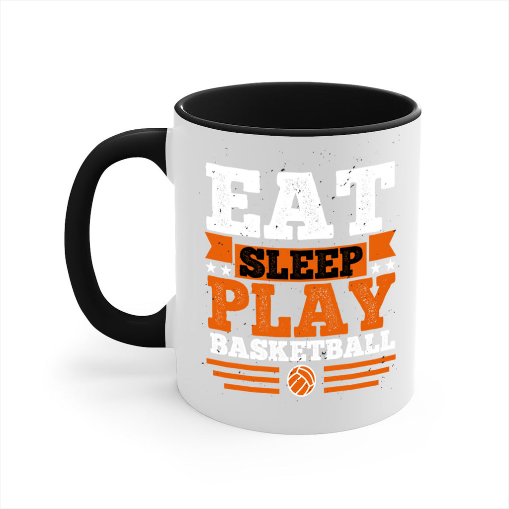 A Eat sleep play volleyball 2334#- basketball-Mug / Coffee Cup