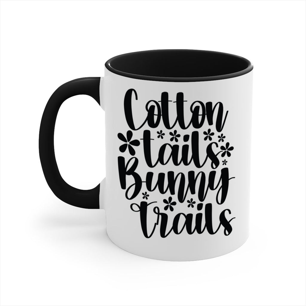 Cotton tails bunny trails  113#- spring-Mug / Coffee Cup