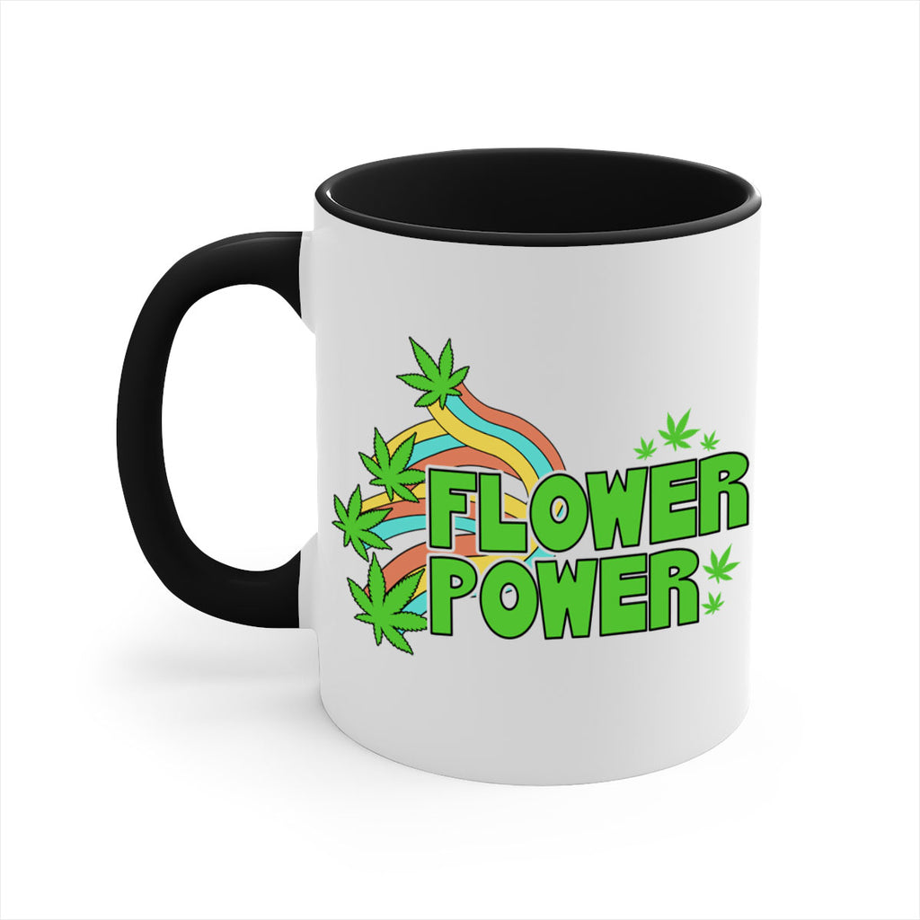 Flower Power Cannabis leaf 86#- marijuana-Mug / Coffee Cup