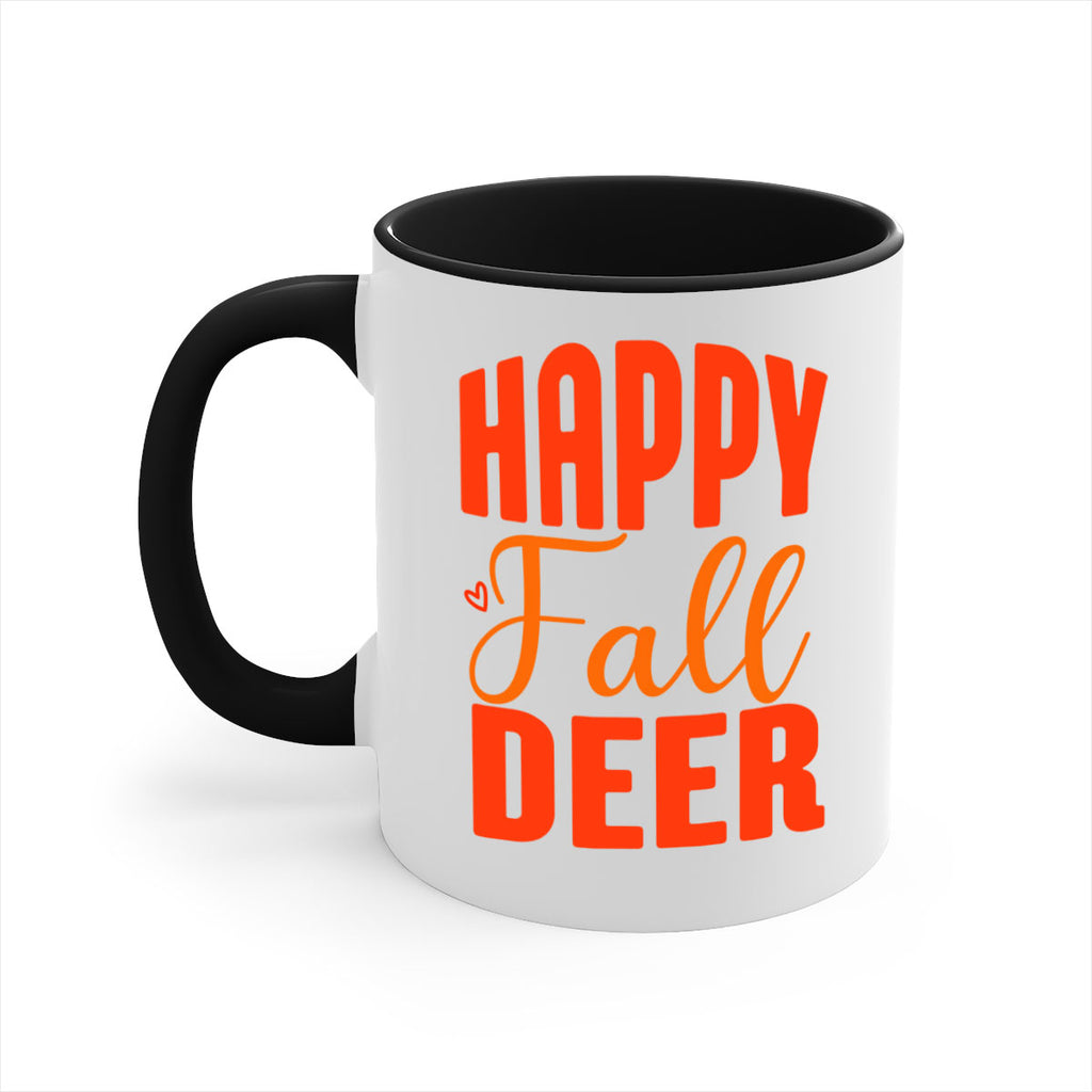 Happy Fall Deer Design 218#- fall-Mug / Coffee Cup