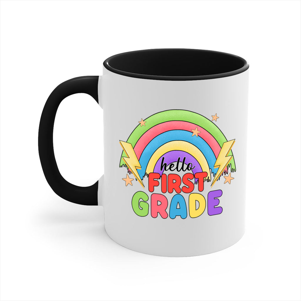 Hello 1st Grade Rainbow 13#- First Grade-Mug / Coffee Cup