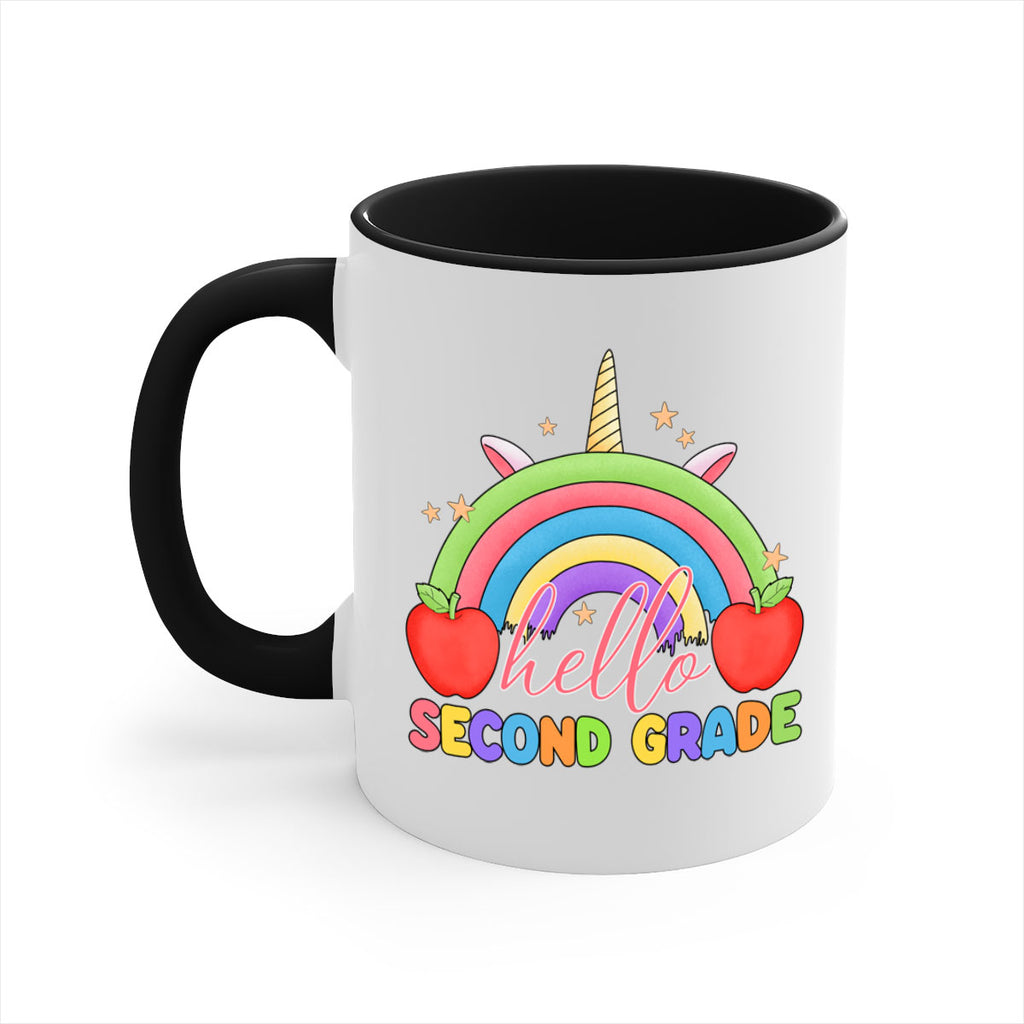 Hello 2nd Grade Unicorn Rainbow 13#- second grade-Mug / Coffee Cup