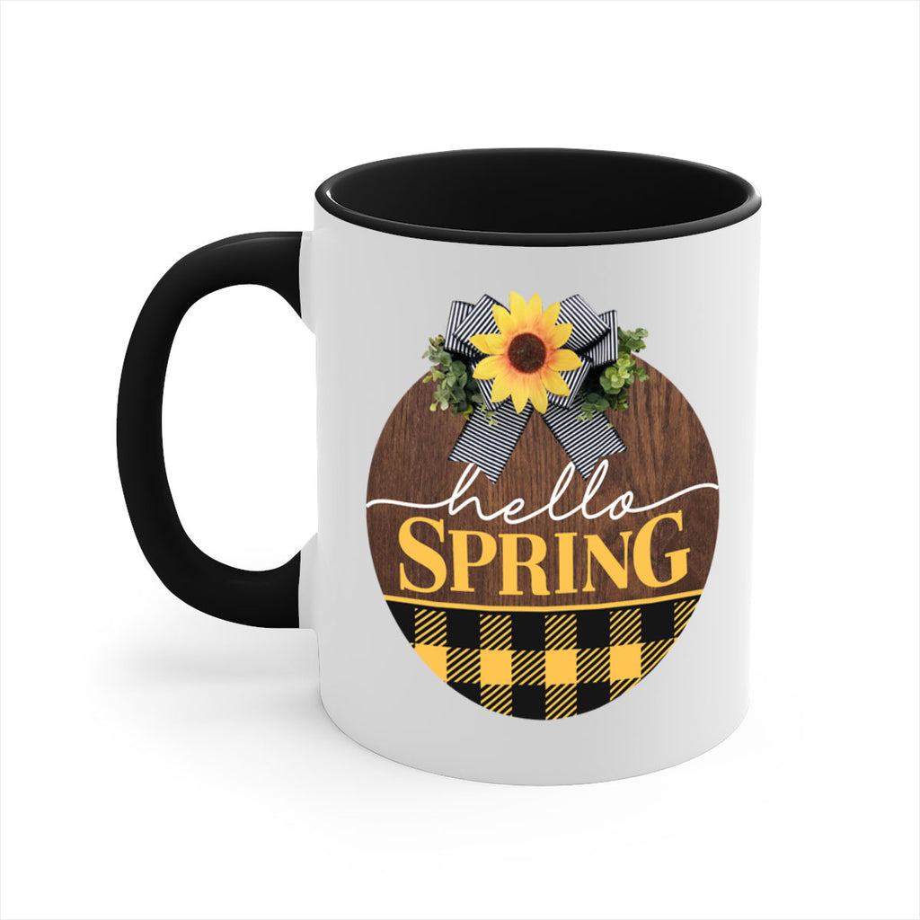 Hello Spring plaid Mockup 204#- spring-Mug / Coffee Cup